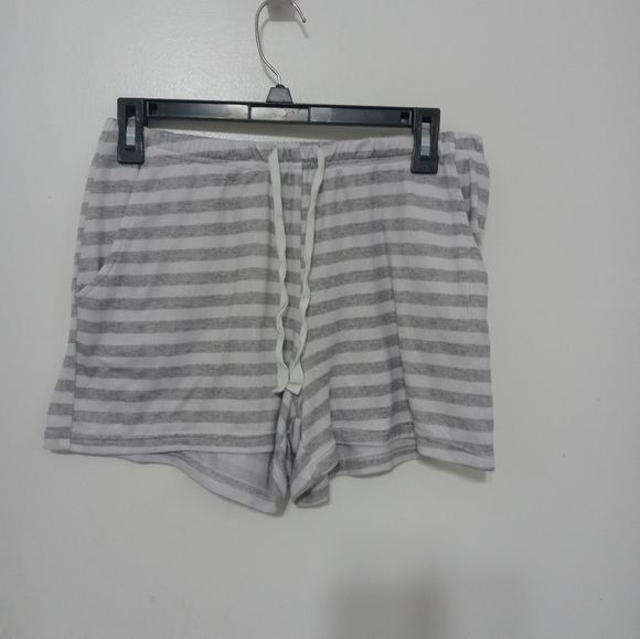 Born Hacci Super Soft Knit 4 Way Stretch Striped Shorts LG - Picture 3 of 8